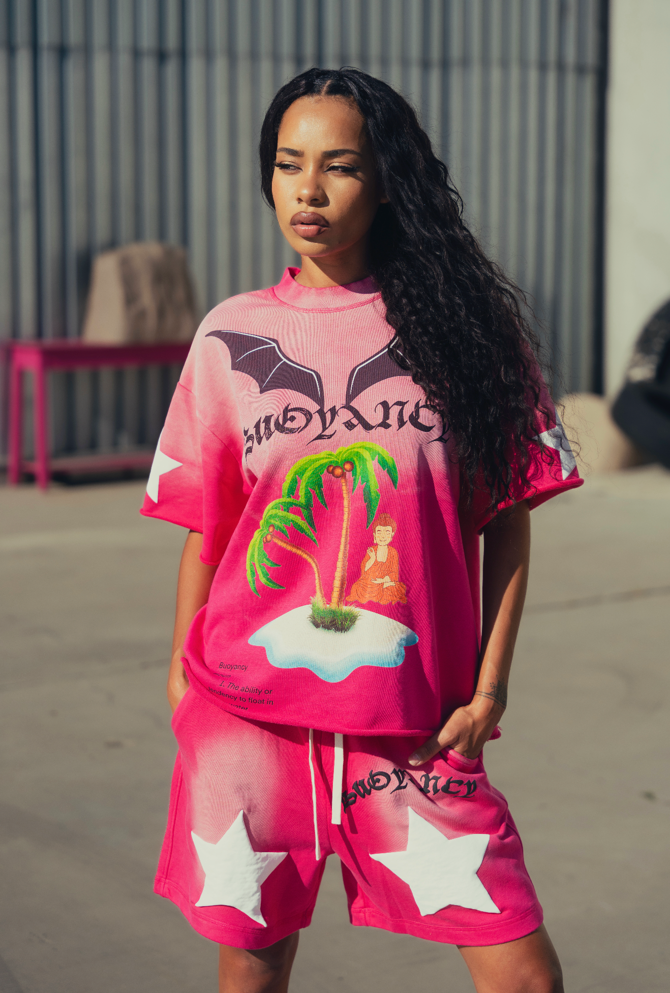 Buoyancy Brand Pink Summer Shorts